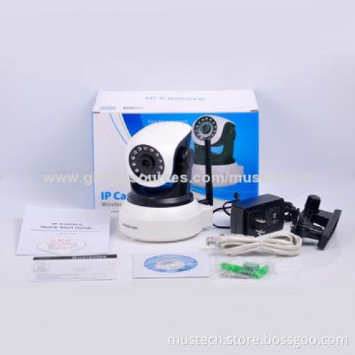 Wireless IP Camera with up to 8m Night Vision Range, Motion Detection/Alarm